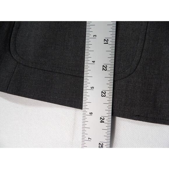 Brooks Brothers Milano Fit Womens 14 Blazer Coat Gray Wool Business Office - Picture 12 of 13